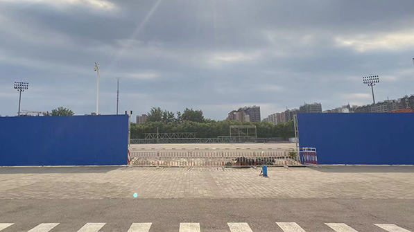 朝阳体育公园试驾场地空场图