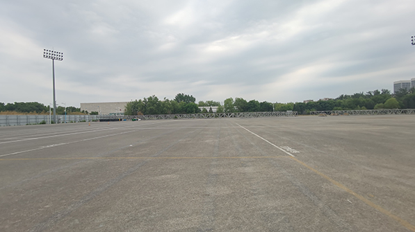 朝阳体育公园试驾场地空场图